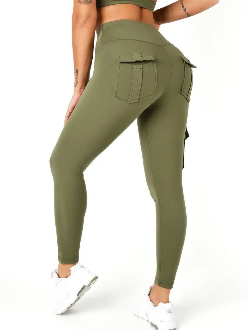 👖: PocketFit Cargo Leggings - Multi-Pocket Athletic Performance Wear