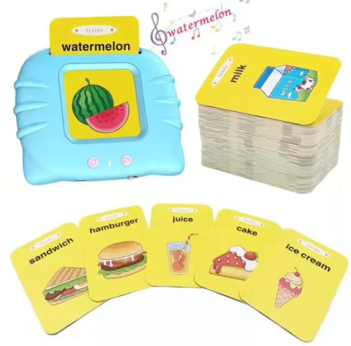 π Kids Early Learning Pronunciation Device - Interactive British Accent Flashcards