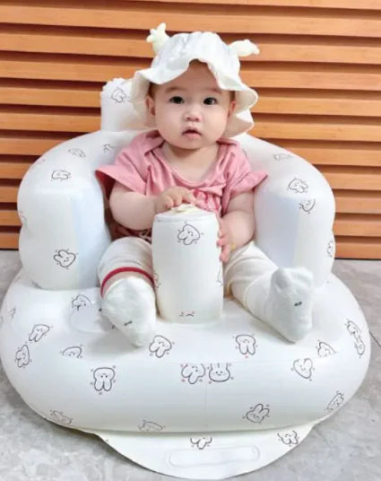 πΆ Portable Inflatable Baby Dining Chair - Multi-Purpose Bath & Swimming Seat