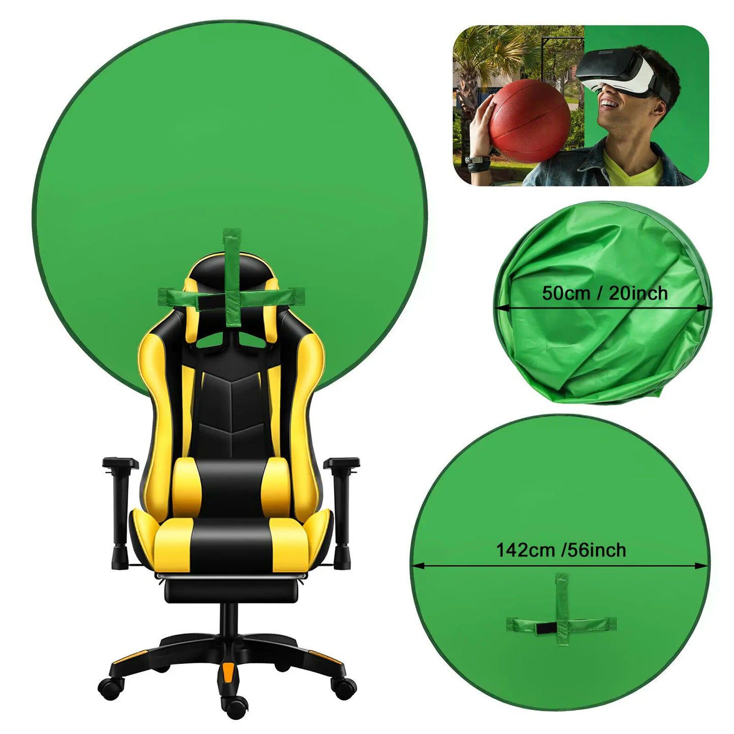 π¬: Green Backdrop for Photo/Video - Professional Chroma Key Screen for Content Creation