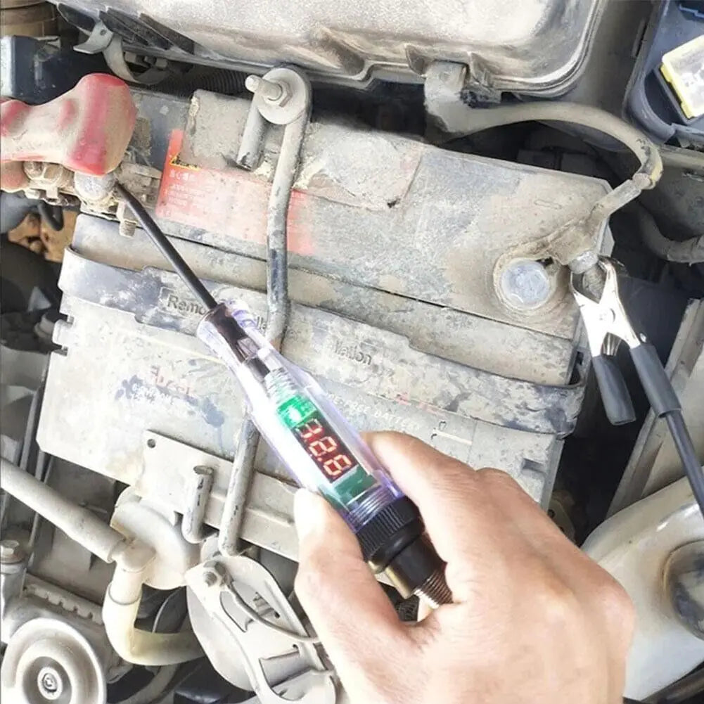 ⚡ Digital Electric Voltage Circuit Tester - Automotive Test Light 6-24V