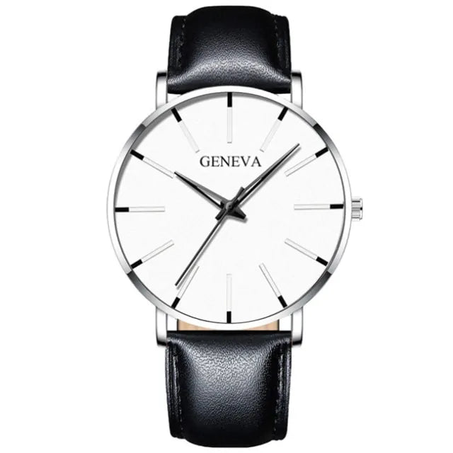 ⌚: Ultra Thin Quartz Watches For Men - Premium Minimalist Timepiece