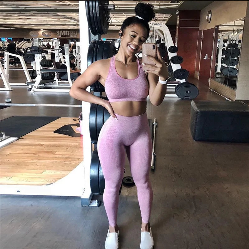 🏃♀️: High Waist Seamless Fitness Leggings - Essential Women's Sportswear