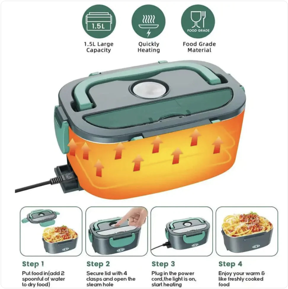 🍱: Portable Electric Lunch Box Food Warmer