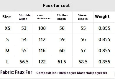 🦊: Women's Faux Fox Fur Coat - Luxurious Winter Glamour
