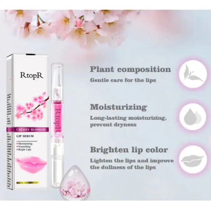 ๐ธ Cherry Blossom Lip Serum - Nourishing Floral Beauty Treatment