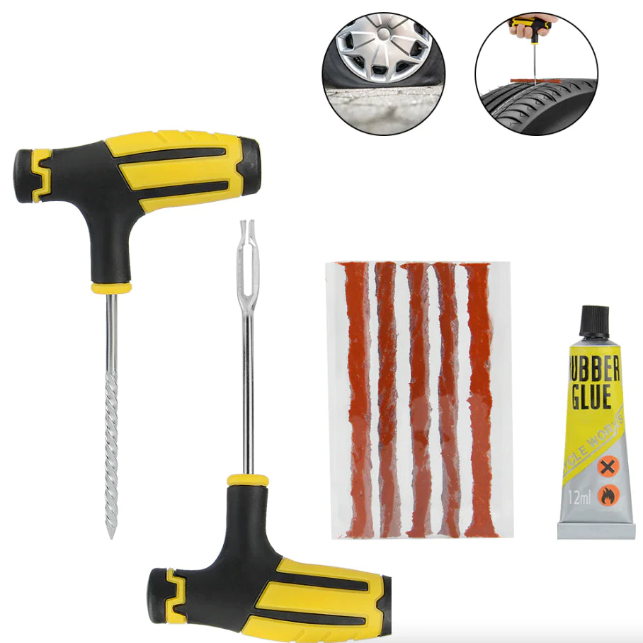π§ 68-Piece Tire Repair Kit - DIY Flat Tire Fix for Car Truck Motorcycle