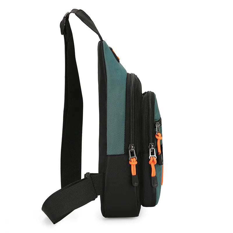 π: Men's Multi-Layer Crossbody Bag - Business Tactical Chest Pack