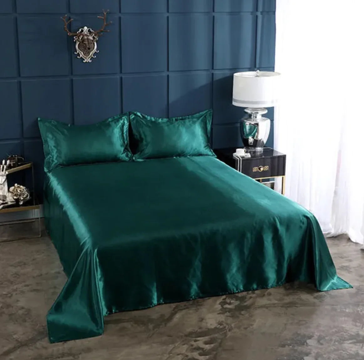 🛏️: Pure Ice Silk Bed Linen - Luxury Cooling Bedding Set