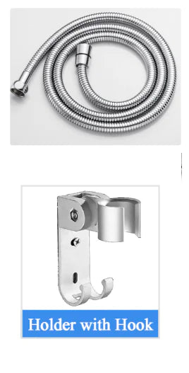 🚿 High-Pressure Negative Ion Shower Head - Wellness Water Technology