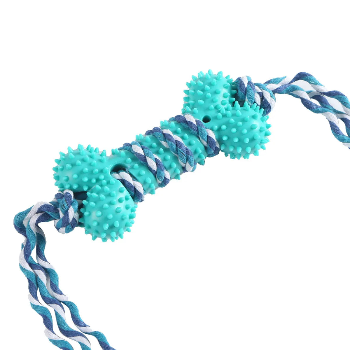 🦴: Molar Teeth Cleaning Dog Rope Bite Ball - Interactive Dental Care Toy