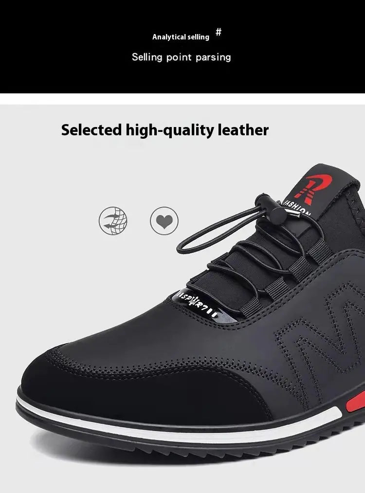 👟: Men's Business Casual Breathable Soft Sole Sneakers - Professional Comfort Shoes