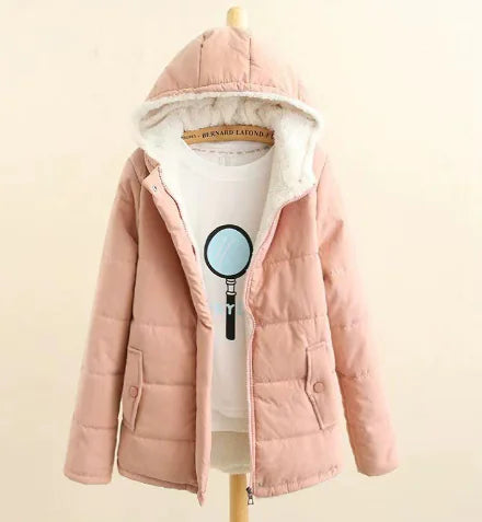 🧥: Women's Fleece Parka Dublin - Simple Style Winter Coat