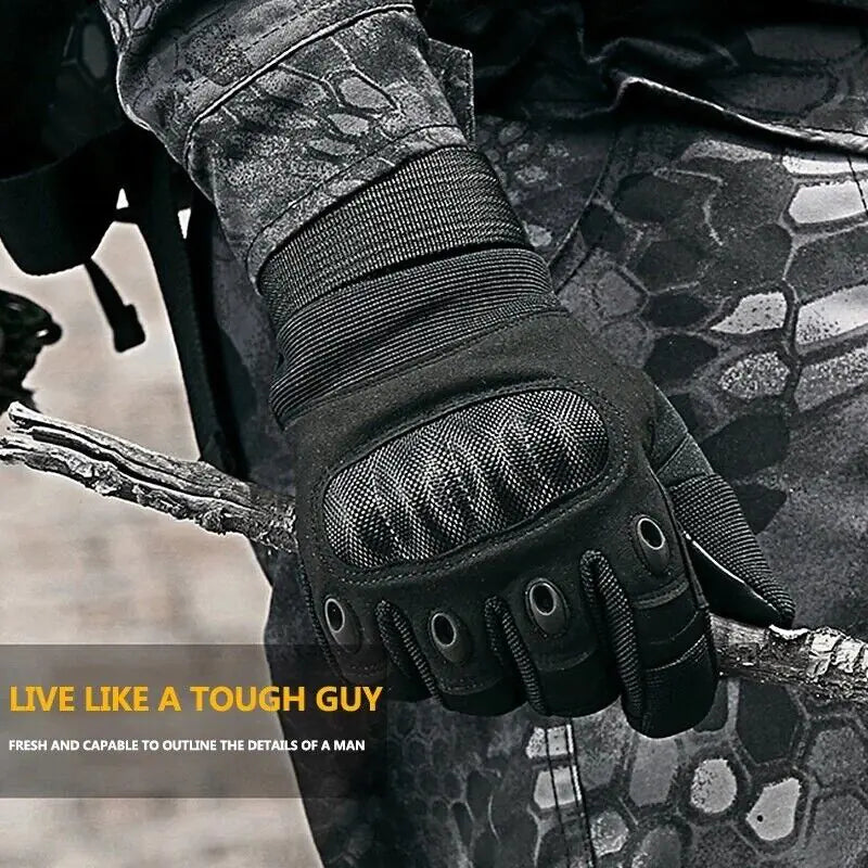 🏍️ Tactical Motorcycle Motocross Full Finger Gloves - Racing Riding Gear