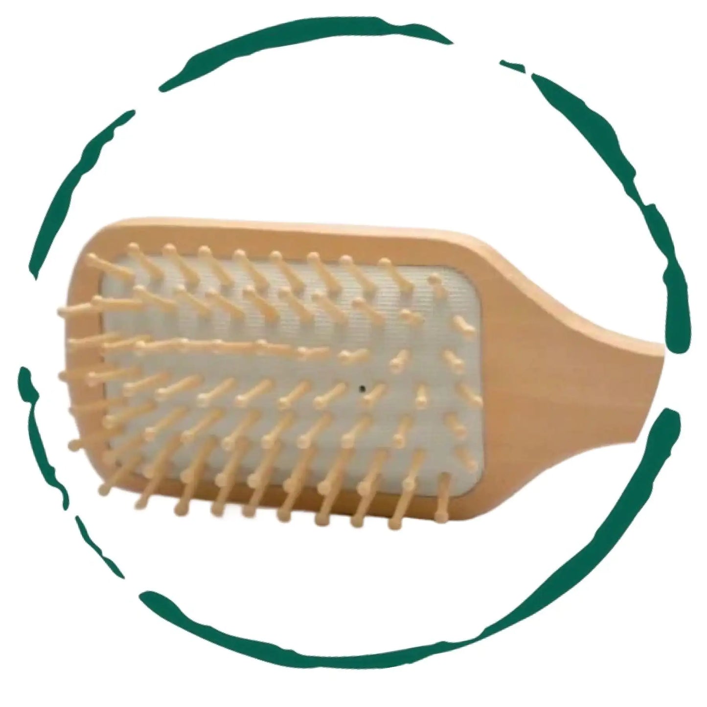 🪮 Wooden Detangling Hair Brush - Natural Eco-Friendly Hair Care Tool
