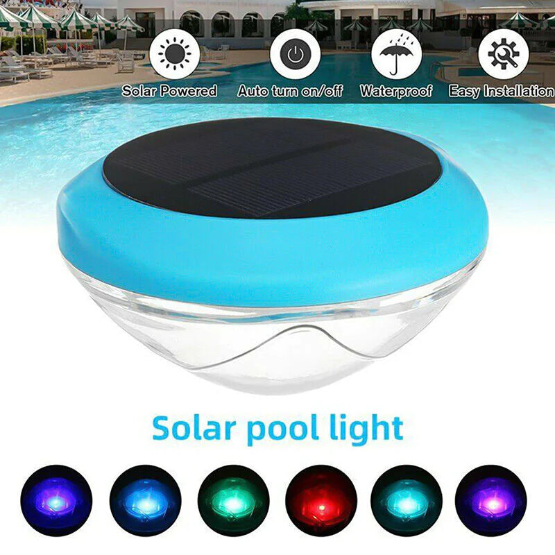 π Solar LED RGB Floating Pool Lights - Waterproof Garden Pond Lamps