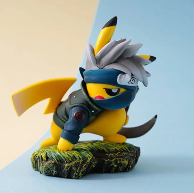 🎮: Pikachu Cosplay Figure - Naruto Hidan Model Toy