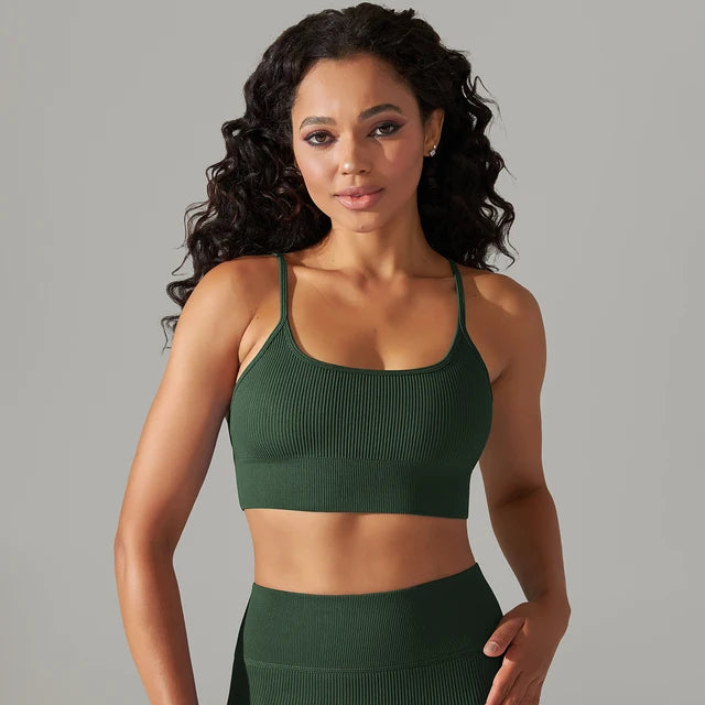 🏃♀️: Shockproof Fitness Bra with Removable Chest Pad - Ultimate Athletic Support