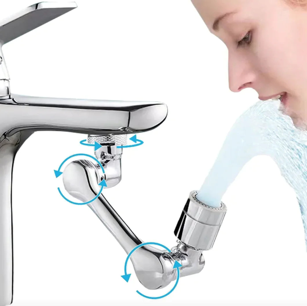 🚰 Universal 1080° Rotating Faucet Extender - Multi-Functional Water Attachment