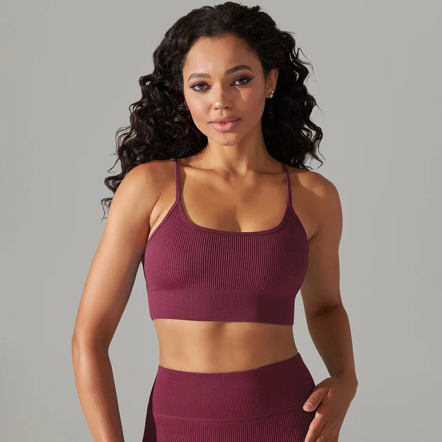 🏃♀️: Shockproof Fitness Bra with Removable Chest Pad - Ultimate Athletic Support