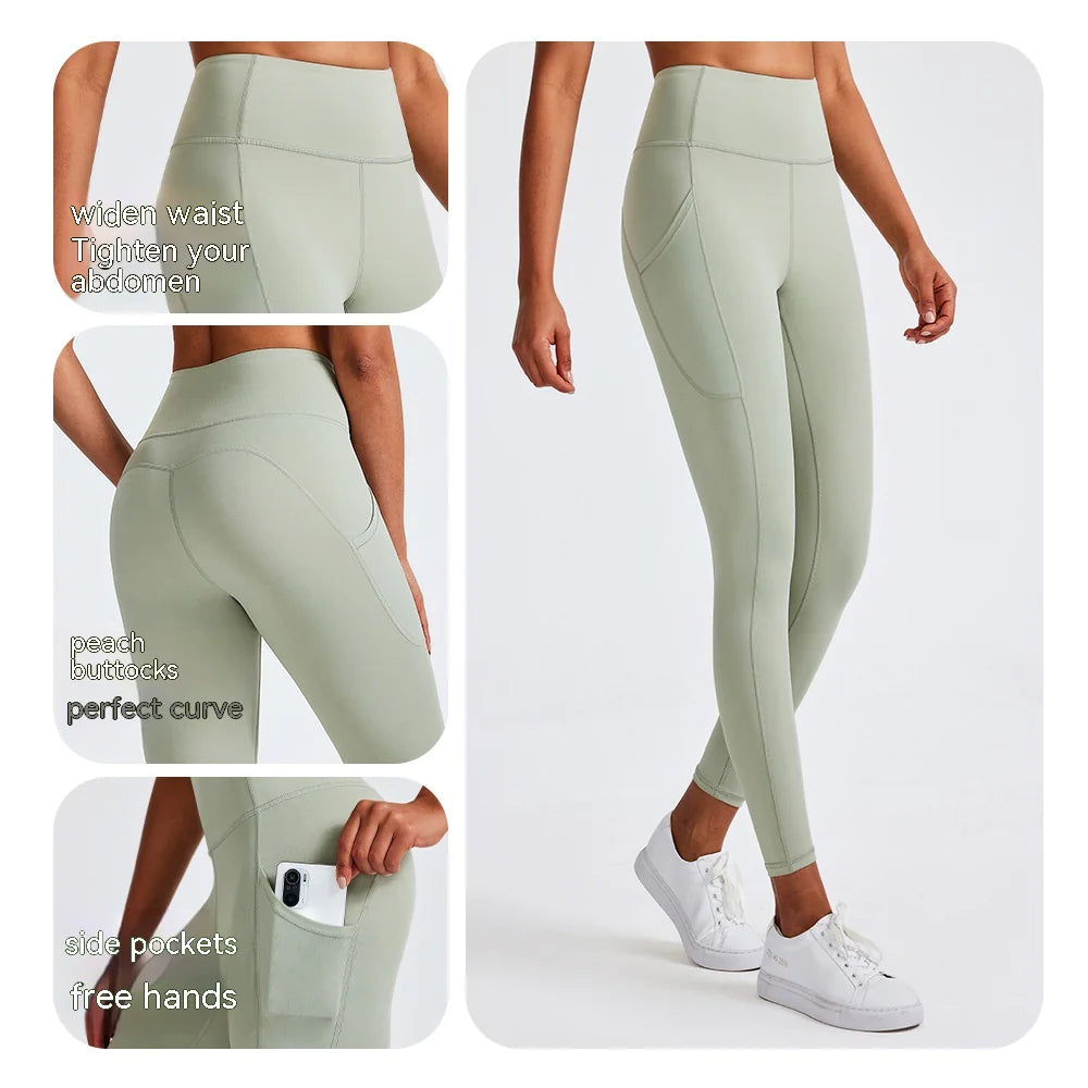 🏃♀️: High Waist Slimming Leggings - Abdominal-Shaping Performance Wear