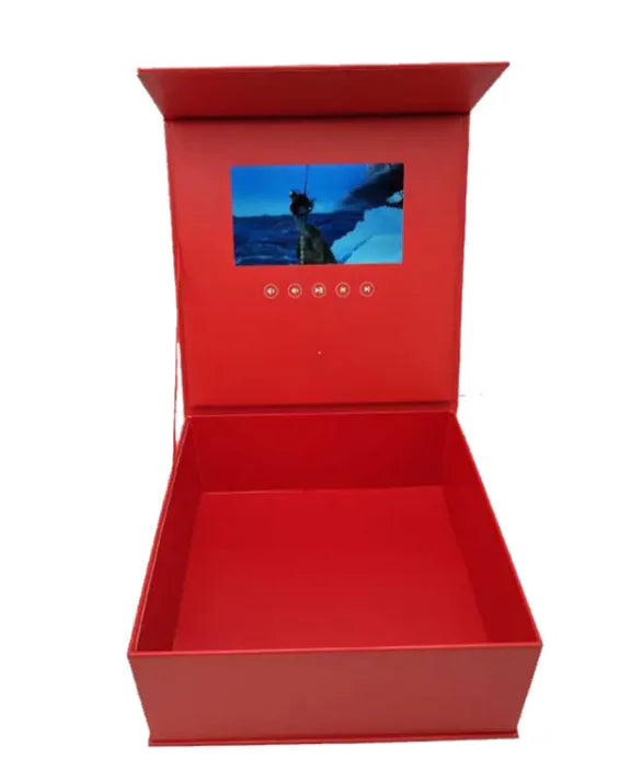📱 LCD Screen Video Gift Box - Interactive Rose Flower Display