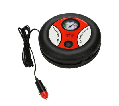 π Portable Car Air Pump - Smart Emergency Tire Inflator with Digital Display