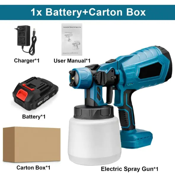 π¨: Wireless Paint Sprayer - Cordless Electric Paint Gun for Professional Results