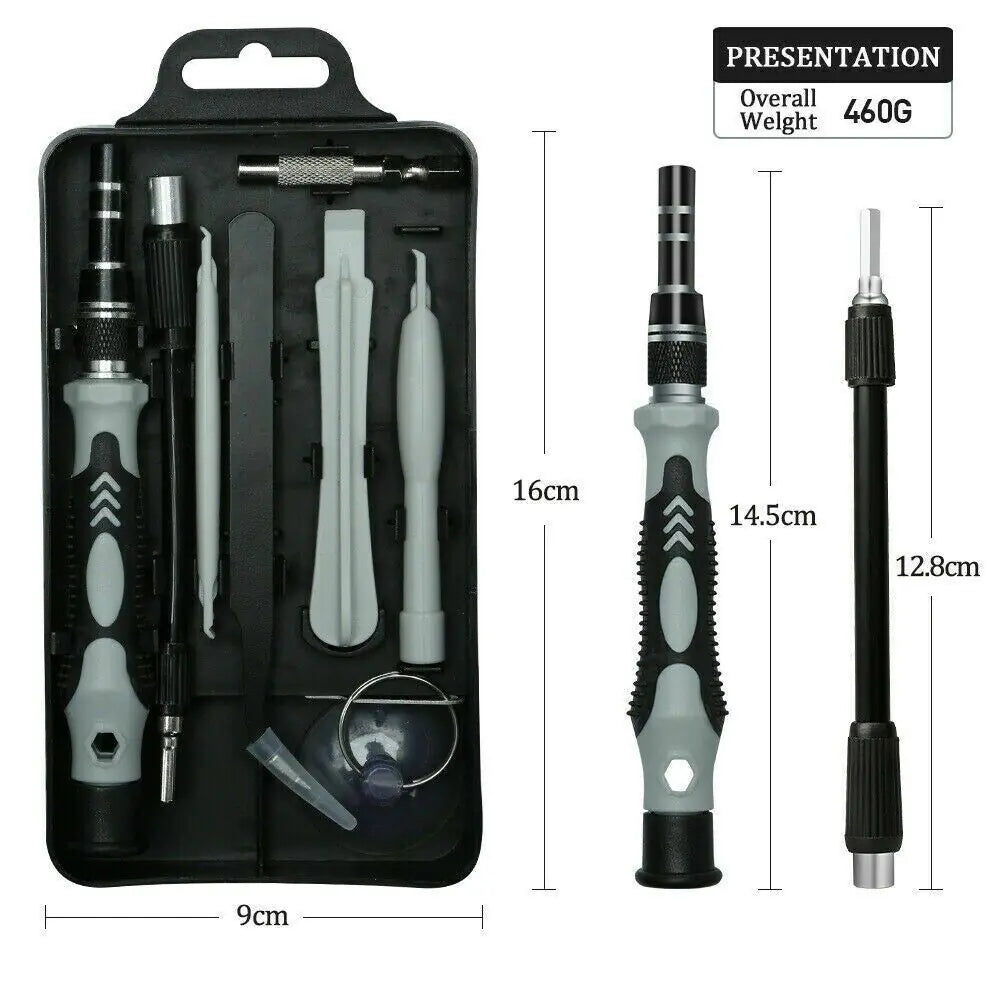 π§ Magnetic Screwdriver Bit Set - 117PCS iPhone MacBook Repair Tool Kit