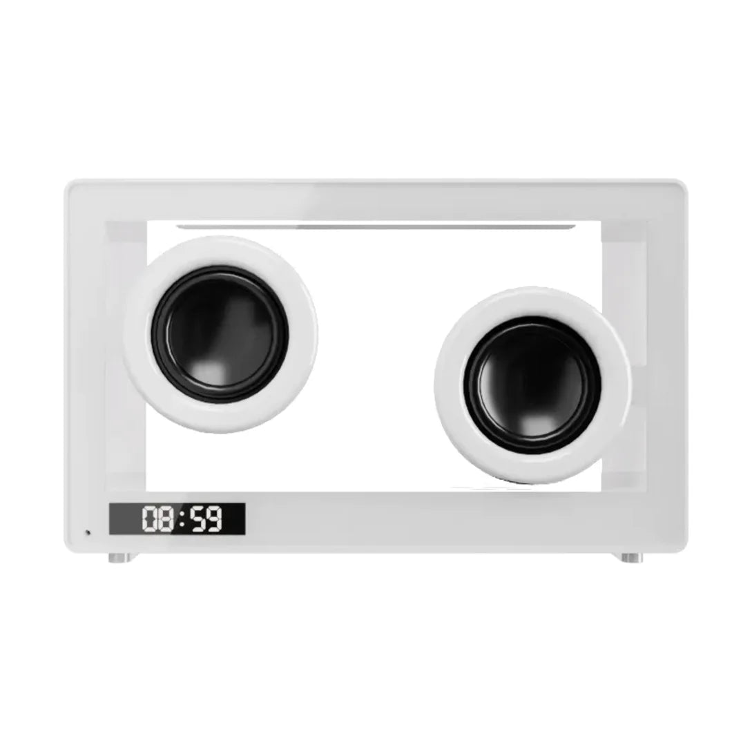 π Transparent Wireless Speaker - Sleek Crystal-Clear Design with Premium Sound