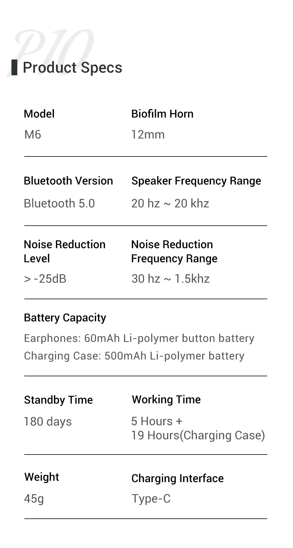 π§ M6 Smart Bluetooth Translation Earphones - Professional Multi-Language Audio Device