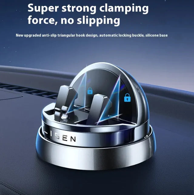 📱 Rotatable Mobile Phone Holder - 360° Car Dashboard Mount with Non-Slip Design