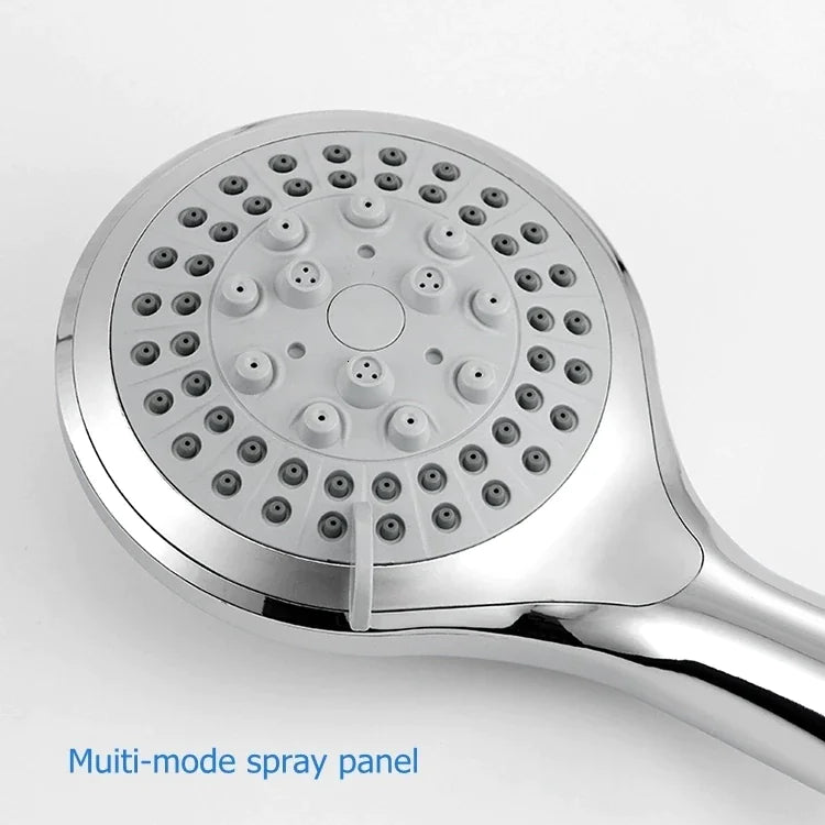 🚿 High Pressure Shower Head - 5 Settings Handheld Spray with 5ft Hose