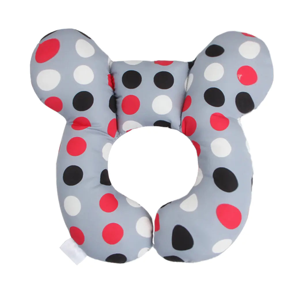 🍼 Cartoon Baby U-Shape Neck Pillow - Soft Travel Support with Adorable Designs
