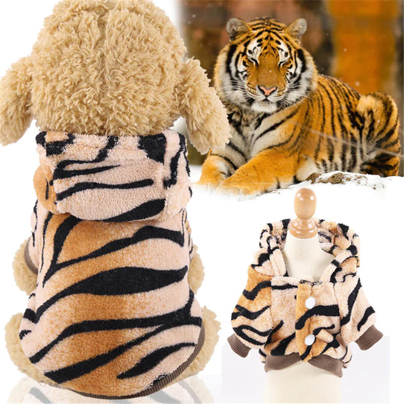 🦕: Themed Dog Clothes for Pets - Coral Fleece Dinosaur Costume