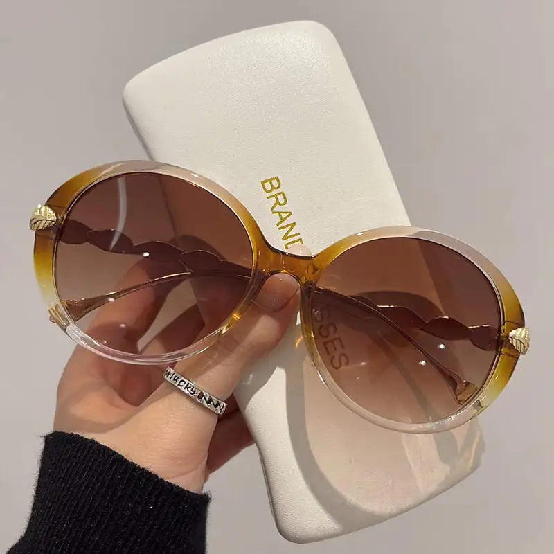 ⭕: Vintage Round Frame Sunglasses - Timeless Retro Elegance