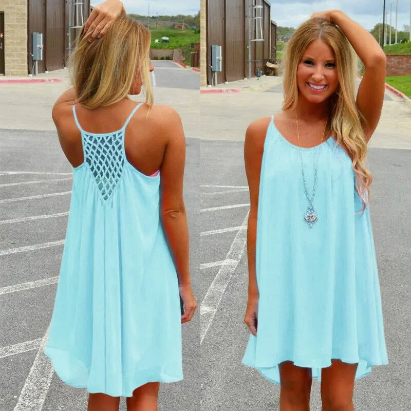 👗: Beach Chiffon Dress - Lightweight Summer Resort Wear