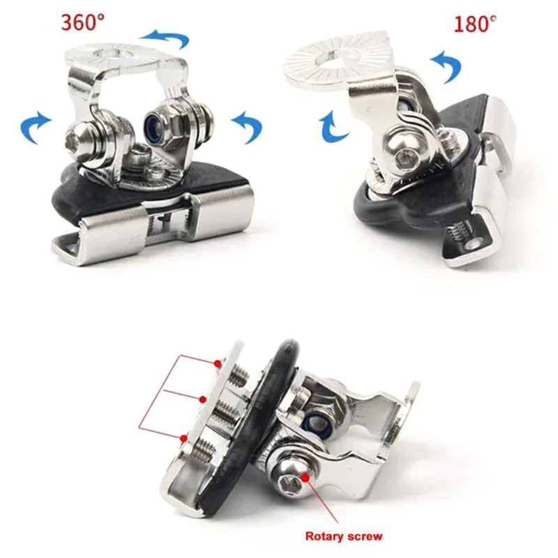 💡: 2PCS LED Work Light Bar Mount Brackets - Universal Offroad Clamp Holders