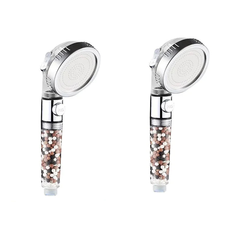 🚿 High-Pressure Negative Ion Shower Head - Wellness Water Technology