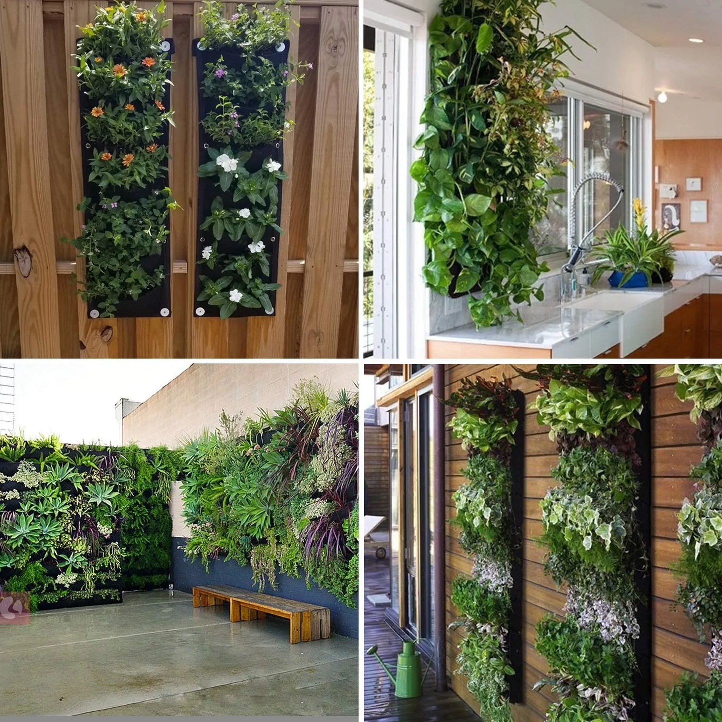 π± Vertical Hanging Garden Flower Pots