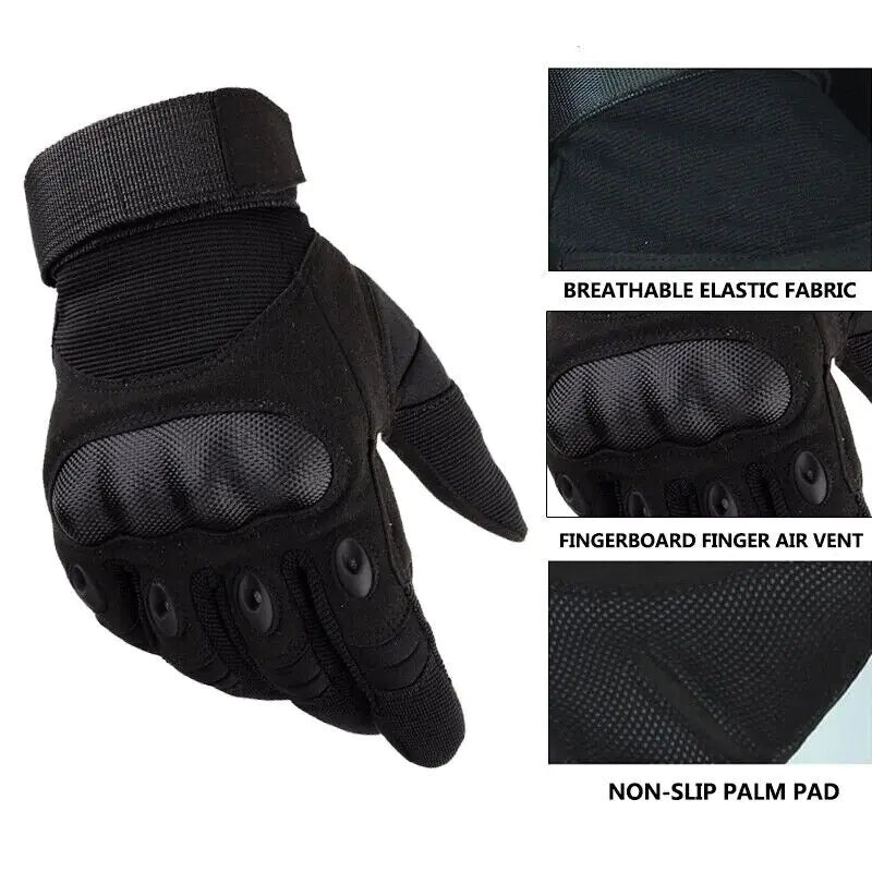 🏍️ Tactical Motorcycle Motocross Full Finger Gloves - Racing Riding Gear