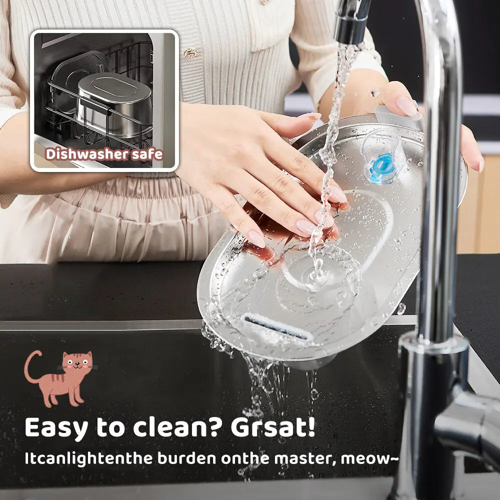💧: Cat Water Dispenser Stainless Steel - Premium Hydration Station