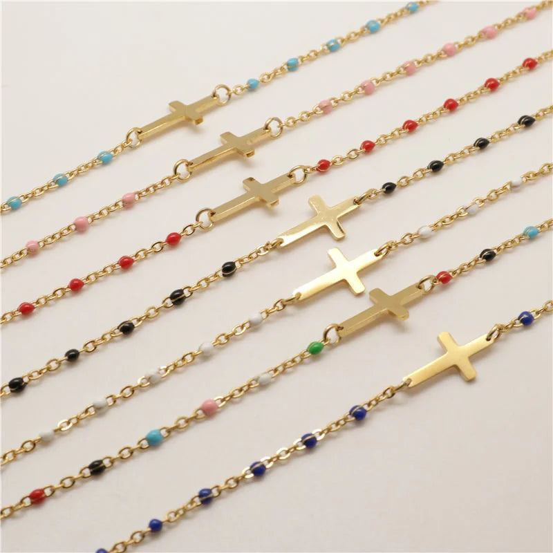 ✝️: Cross Stainless Steel Bracelet
