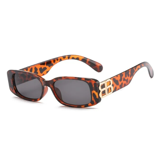🔲: Small Square Frame Sunglasses Retro - Trendy UV400 Protection