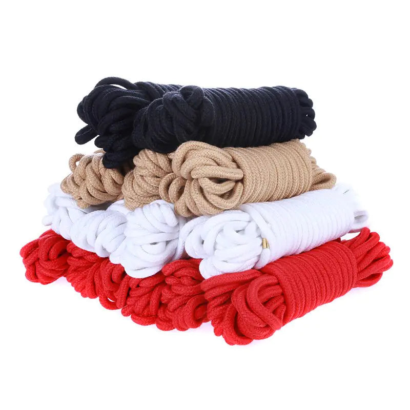 π Soft Bondage Rope for Adults - 10m Premium Quality in 4 Colors