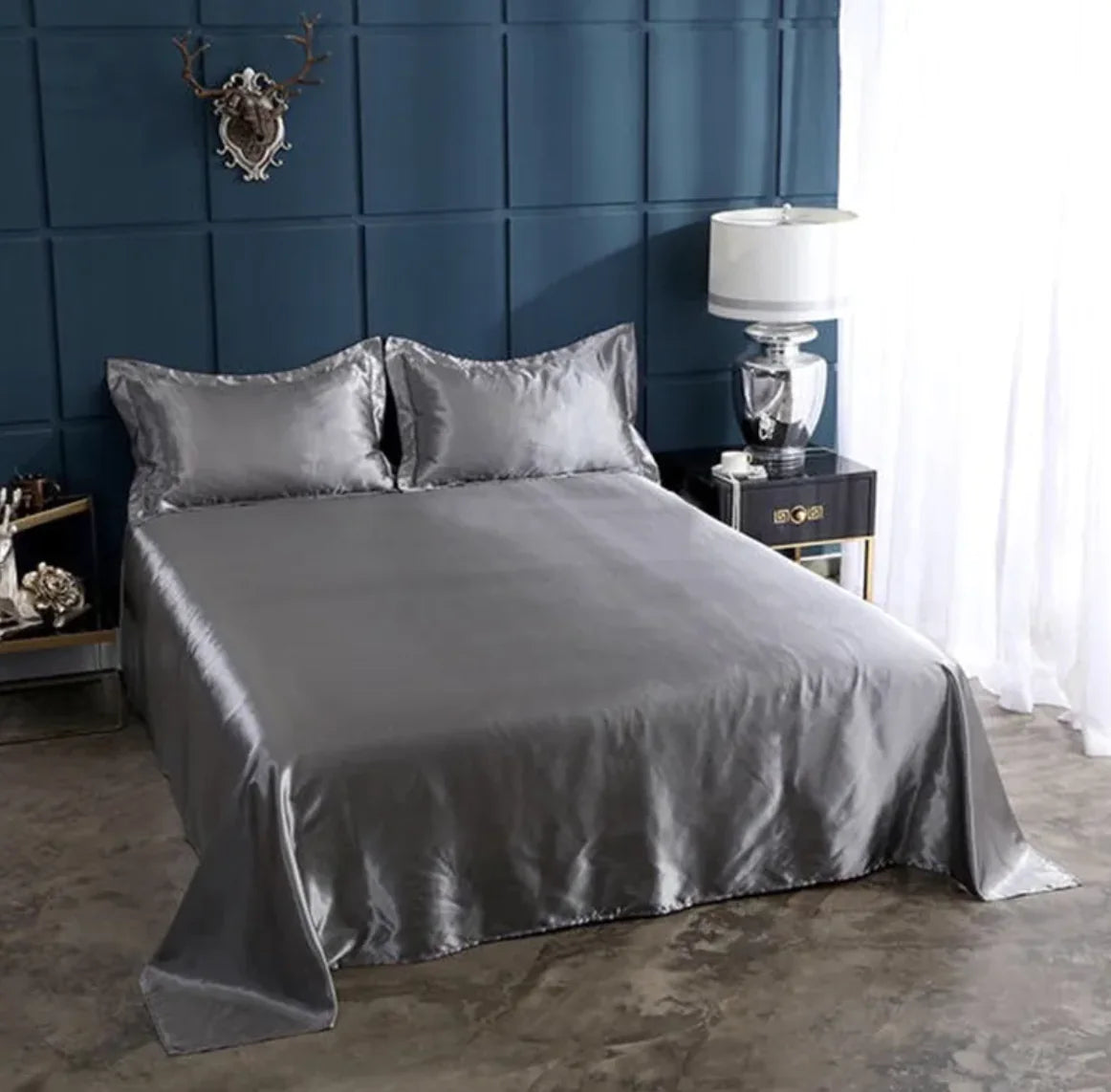 🛏️: Pure Ice Silk Bed Linen - Luxury Cooling Bedding Set