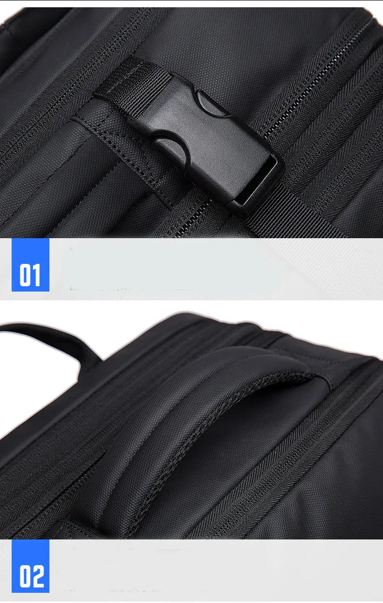 π: Foldable Waterproof Travel Backpack - Ultra-Portable Men's Adventure Pack