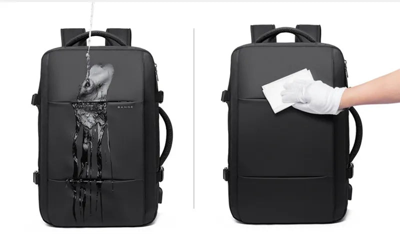 π: Foldable Waterproof Travel Backpack - Ultra-Portable Men's Adventure Pack