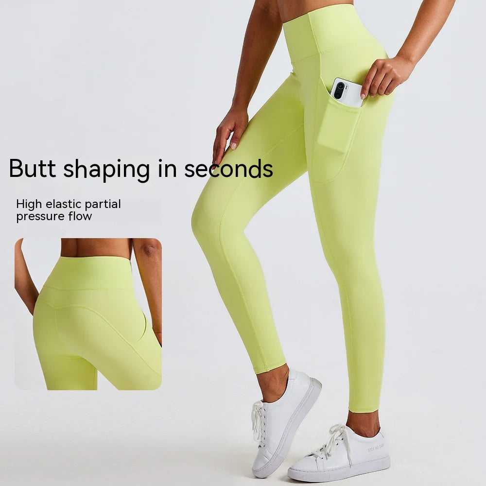 🏃♀️: High Waist Slimming Leggings - Abdominal-Shaping Performance Wear