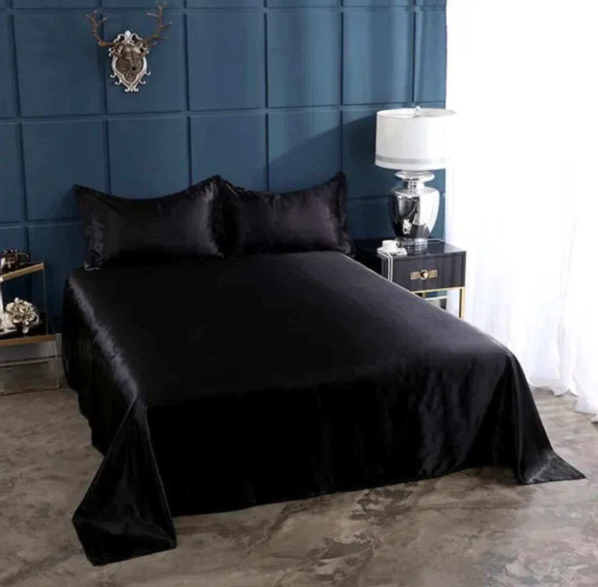 🛏️: Pure Ice Silk Bed Linen - Luxury Cooling Bedding Set